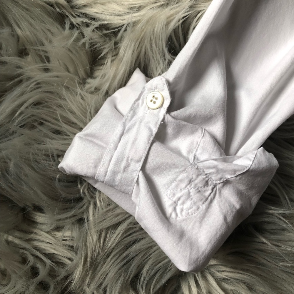 J. Crew Collared Button Down Tunic Top - image 5